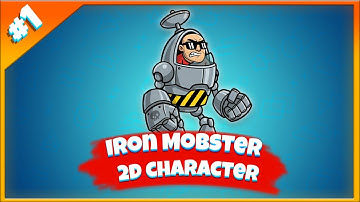 Iron Mobster 2D Animated Character  #Spriter#2danimation #character#animation#indiegame#gameart