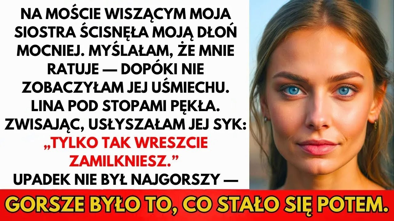 Siostra Się Uśmiechnęła, Luzując Linę — I Wyszeptała  „Teraz Twoja Kolej Spaść ”