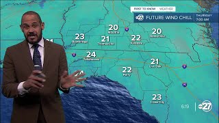 First to Know Forecast: Cold snap creates widespread freeze (01/08/2025)