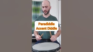 Drum Rudiments! Paradiddle with Accented Diddle Exercise!
