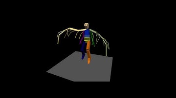 CAT Rig Animation (Idle / Take-off)
