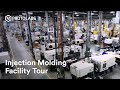 Injection molding tour at protolabs