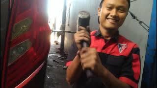 bus Hino BALON udara bocor HINO air suspesi (pergantian balon udara air suspensi)