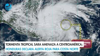 Tormenta tropical Sara amenaza a Centroamérica; Honduras declara ...