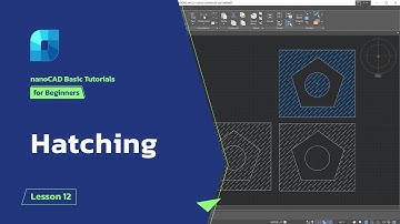 Hatching in nanoCAD - nanoCAD Platform Tutorial - Lesson 12