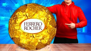 Я Сделал Гигантский Ferrero Rocher  Весом 100 Килограмм.