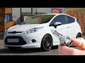 How to install a new headlight bulb on a Ford Fiesta