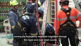 Emergency Response Training at Cadia
