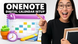 How to CREATE a MONTHLY PLANNER in ONENOTE STEP by STEP