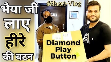Diamond Play Button आ गया 😍😍 #vlog #arvindarora #a2motivation #A2_Arvind_Arora_Official