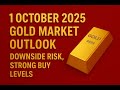 1 October 2025 | Gold Market Outlook | Downside Risk, Strong Buy Levels