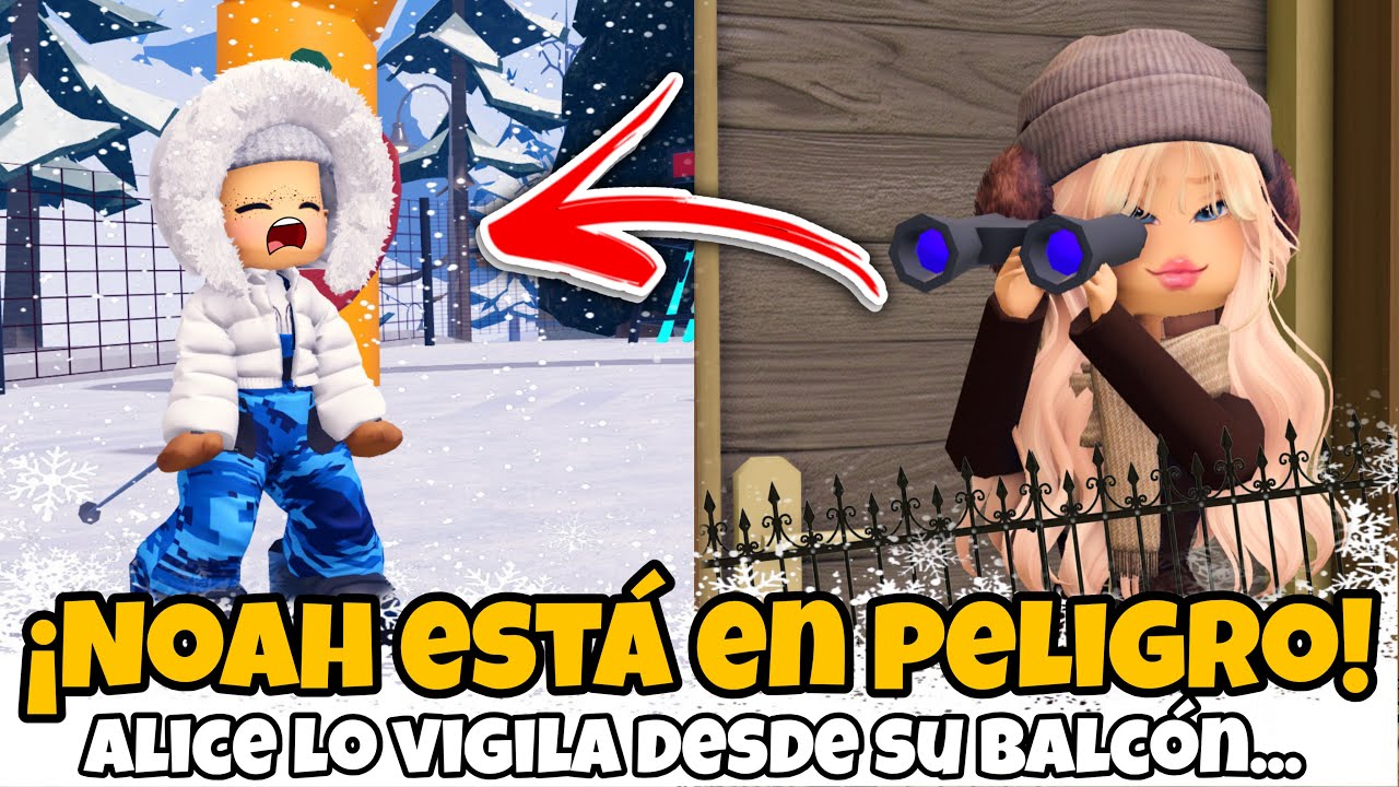 ¡NOAH ESTÁ EN PELIGRO! 😱 Alice Lo Vigila Desde Su Balcón… | Historias de Roblox | MinaYazz
