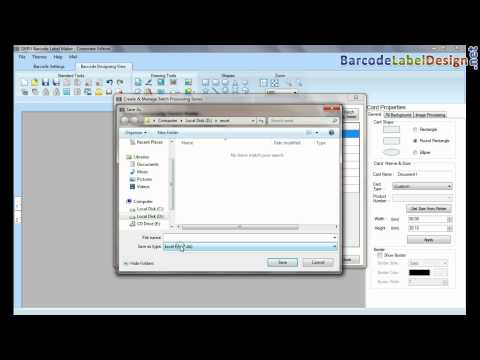 How to Create Bulk Barcode Labels by Batch Processing Series using DRPU Barcode Label Maker Software