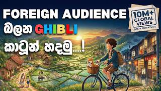 VEO 3 වලින් Ghibli කාටූන් හදන රහස් ක්රමය මෙන්න! 🤫 | Long AI Cartoon Tutorial | #viral #ai #veo3