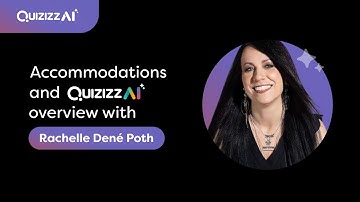 An Accommodations demo and Quizizz AI review by Rachelle Dené Poth