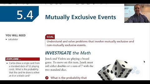 FM 30 5.4 Mutually Exclusive Events (Probability) 2018