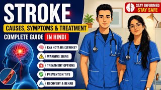 🧠 Stroke (CVA) Complete Guide in Hindi | Symptoms, Diagnosis &amp; Treatment@Captain_madicos #anime 