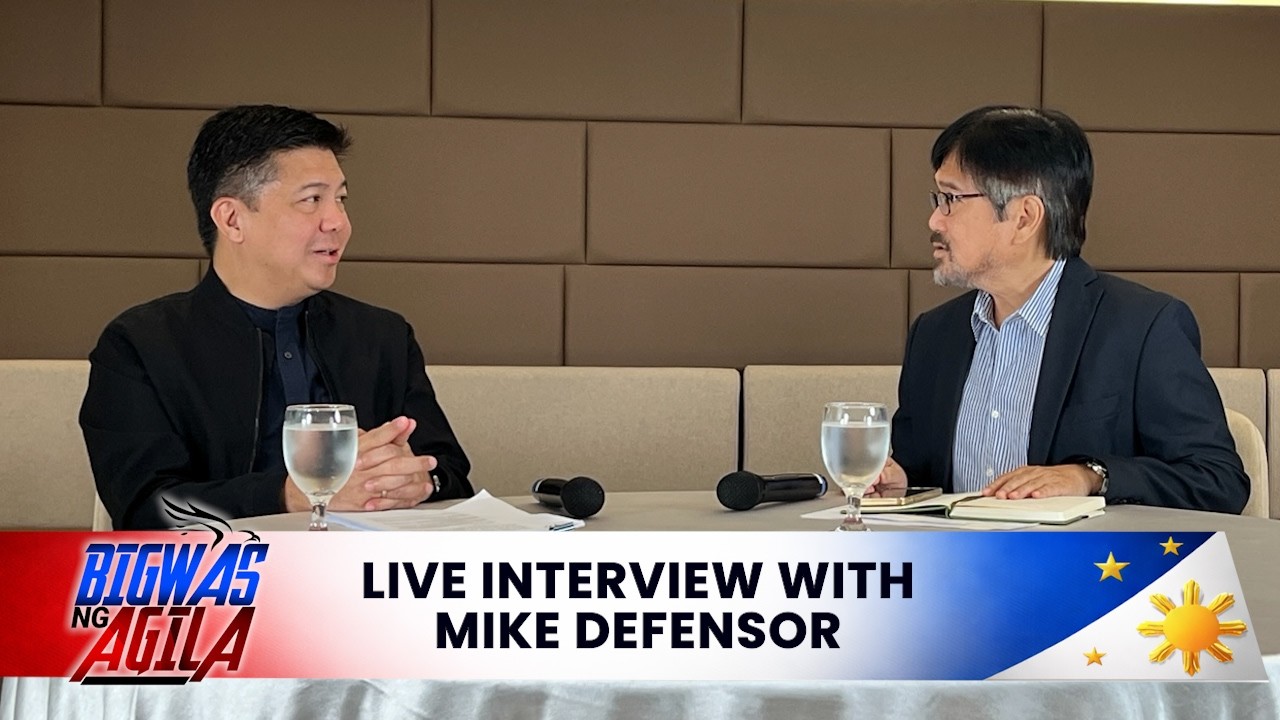LIVE INTERVIEW KASAMA SI MIKE DEFENSOR - YouTube