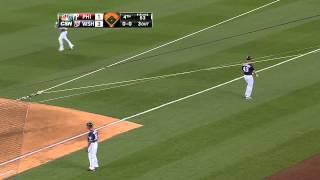 2013/09/13 Phillies turn double play