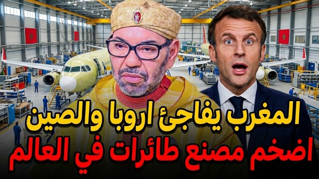 المغرب يغزو عالم الطيران 😱.. الملك محمد السادس يدشن أضخم مصنع لأنظمة الهبوط! 🚨