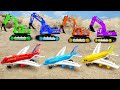 Rescue vehicles airplanes excavators  rescue airplanes from sand pits  hp diy farming