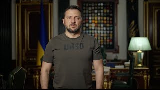 Звернення Володимира Зеленського наприкінці 566-го дня війни