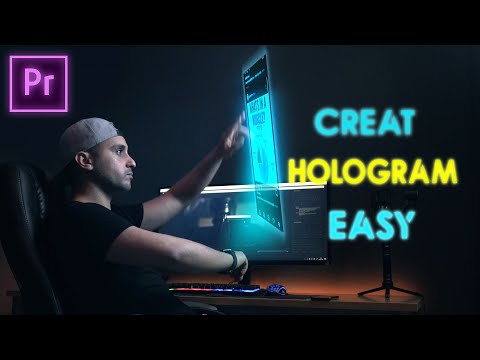 the most easiest way to create HOLOGRAM effect in PREMIERE PRO