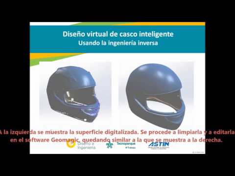 Diseño de casco inteligente usando ingeniería inversa