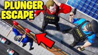 Climbing To Escape Cops in GTA 5 RP