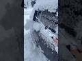 Sounds of Scratching Snow off car #shorts