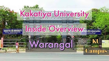 Kakatiya University inside overview//Ku campus in Warangal