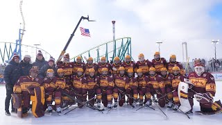 Highlights: #3 Gopher Women's Hockey Wins on Hockey Day Minnesota