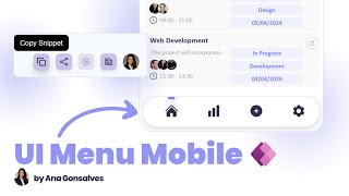 UI Menu Mobile  #Power Apps (by Ana Gonsalves) screenshot 4