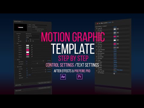 Create Motion Graphic Template (MOGRT) Step by Step in After Effects