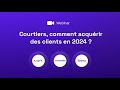 Courtage en assurance acqurir des clients en 2024  par april seyna et comparadise