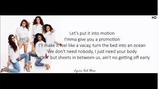 Video thumbnail of "Fifth Harmony - Work from Home Lyrics"