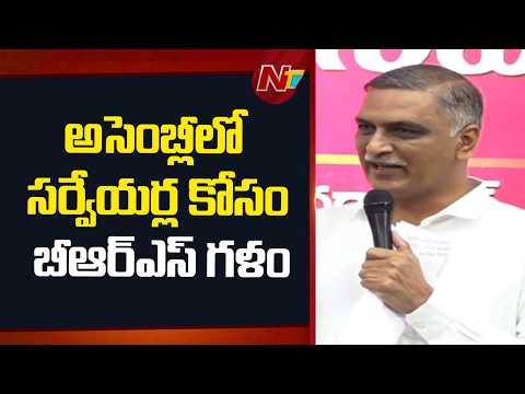 Harish Rao BIG Support for Licensed Surveyors | BRS Promises to Fight in Assembly | NTV Telugu - NTVTELUGU