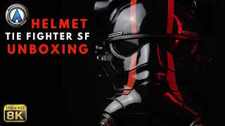 Anovos Fo Special Forces Tie Fighter Helmet Unboxing 8K Resolution