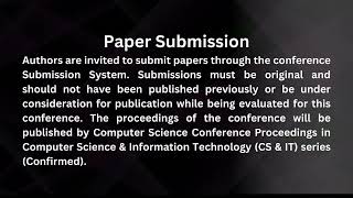 Call for Papers - 10th International Conference on Wireless and Mobile Network (WiMNeT 2023)