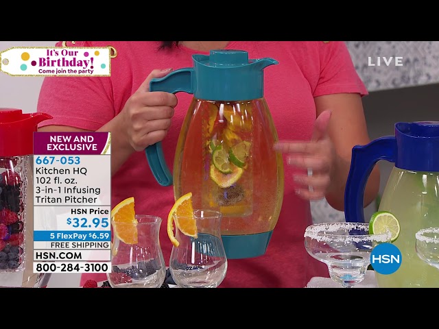 Kitchen HQ 3-Quart Infuser Pitcher