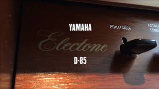 Yamaha Electone D-85 | Cool Sounds