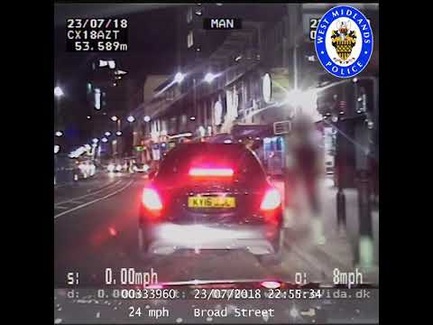 Dangerous Birmingham driver rolls car during police chase