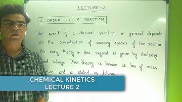 Chemical Kinetics Class 12th | Lec -2 | ORDER OF REACTION | IIT JEE NEET BOARDS | Rohit Dhingra Sir