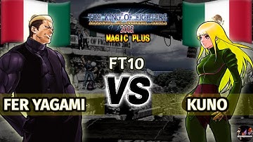 Fer Yagami lanza reto al TOP KUNO ¿Ganará un Maestro de los Combos al Top México? KOF 2002 PLUS