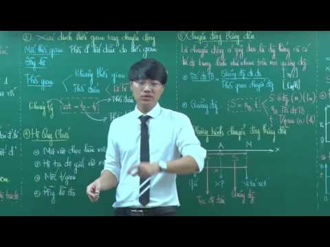 Video Bài giảng Chuyển động thẳng đều (P1) - Lớp 10 - Thầy... - youtube