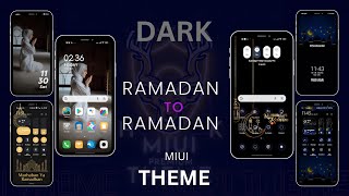 Miui Ramadan Dark Theme, Miui, Xiaomi, Redmi, Poco Any Phone Use screenshot 4