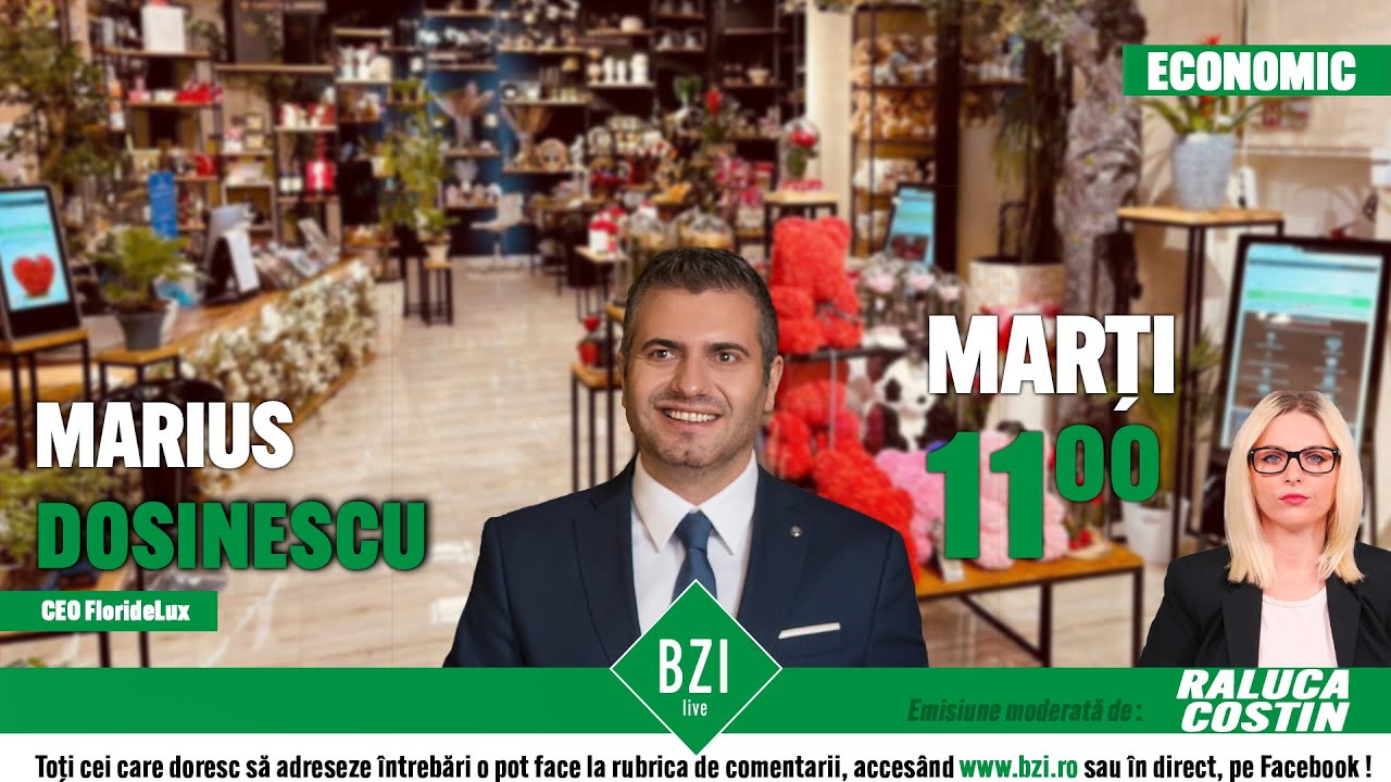 Cum și-au revenit florarii după pierderile financiare - Marius Dosinescu, CEO FlorideLux