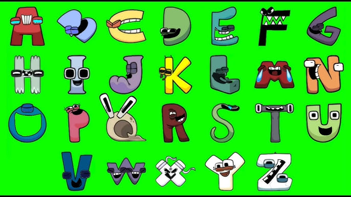 Alphabet lore lowercase angry sound effect (A-Z) For