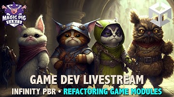 💼 Unity RPG Game Dev LIVE • #83 • Clean(ing) Code - Game Modules Major Update Refactoring