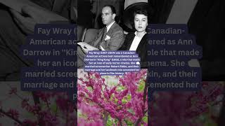 Fay Wray x Robert Riskin   Vintage Old Hollywood #facts #history #love #new